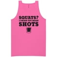 thumbnail image 1 of Squats? I Think You Mean Shots Neon Tank Top, 1 of 1