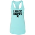 thumbnail image 1 of Squats? I Think You Mean Shots Racerback Tank, 1 of 3
