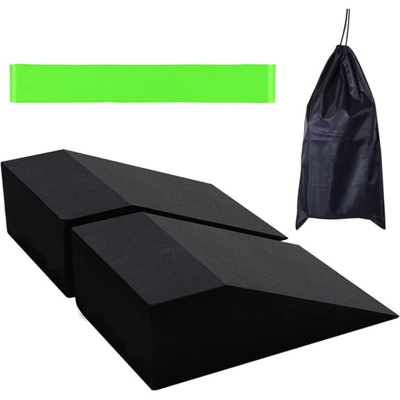 Squats Wedges Block Strength Training Leg Machine Calf Stretcher Slants Board Foot Stretch Wedges Block Easy to Use