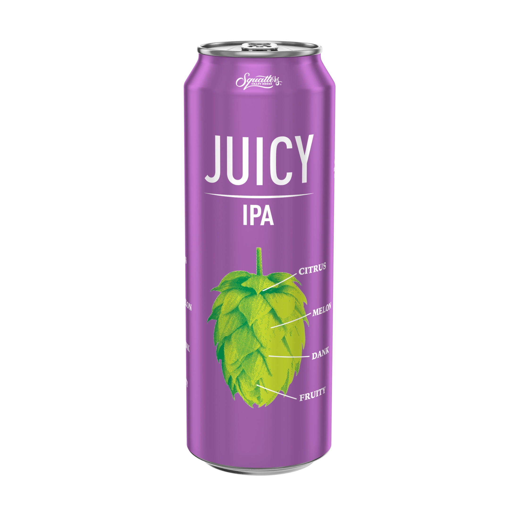 Squatters Juicy IPA Craft Beer, 19.2 fl oz Can, 5% ABV