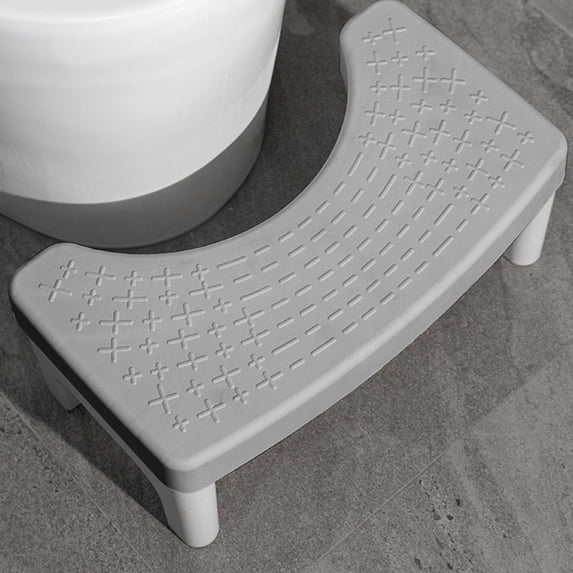 Squatting Toilet Stool, Detachable Bathroom Step Stool, Compact Portable Footstool for Bathroom Use and Travel, Easy Storage and Non-Slip Design