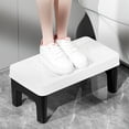 thumbnail image 1 of Squatting Toilet Stool | Foldable & Stackable Bathroom Step Stool | 15.75x8.66x6.69in Footrest for Adults | Detachable Legs for Easy Storage | White, Gray, Blue Options, 1 of 6