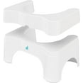 thumbnail interactive-video image 1 of Squatty Potty 2.0 Adjustable Toilet Bathroom Stool, 7in - 9in, White, 1 of 11