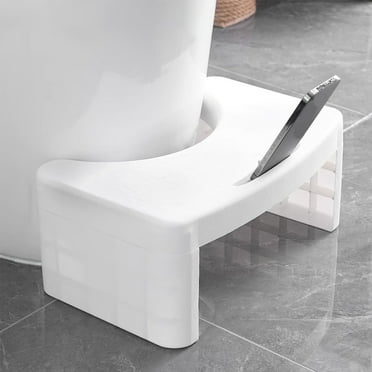 Squatty Potty for Adults Heavy Duty Foldable Plastic Squatting Poop Foot Stool for Space Savings Step Stool Bathroom Non-slip Toilet Assistance Step Stool - Christmas Gifts Seniors