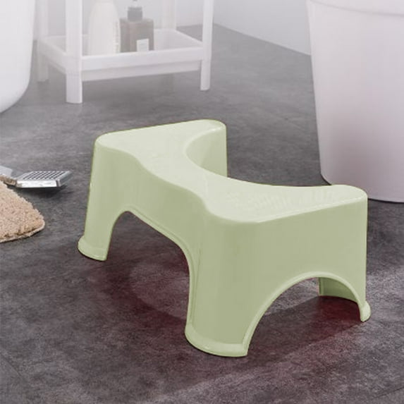 Squatty Potty Stool for Toilet | Detachable Stackable Bathroom Step Stool | Thickened Plastic Foot Rest for Adults & Kids | Green Blue Red Colors