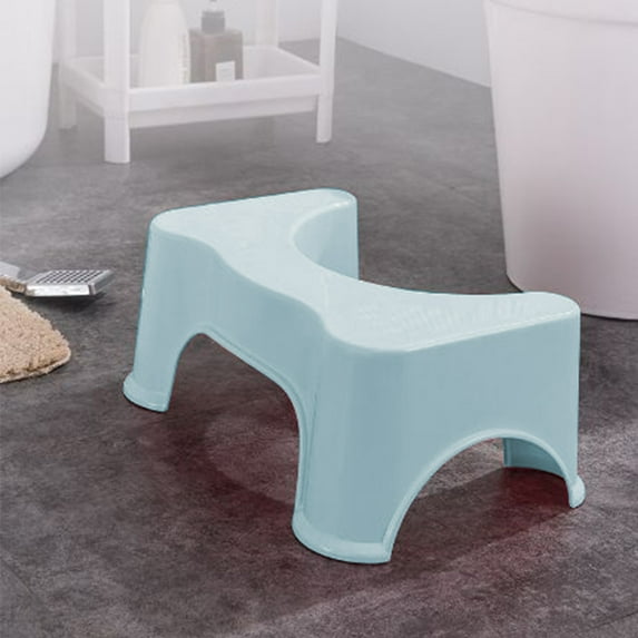 Squatty Potty Stool for Toilet | Detachable Stackable Bathroom Step Stool | Thickened Plastic Foot Rest for Adults & Kids | Green Blue Red Colors
