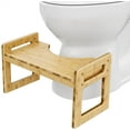 thumbnail image 1 of Squatty Potty Tao Bamboo Adjustable Toilet Stool Step, Adjustable 7" & 9", 1 of 9