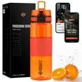 thumbnail image 1 of Squatz 24 Oz Poseidon Series Sports Water Bottle Premium Quality Wide Mouth Gym Juice Protein Flask, 1 of 7