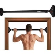 Squatz Doorway Pull Up Bar   Adjustable 29.5 37" No-Drill Door Frame Chin-Up Bar with Level Meter, Locking Mechanism, Foam Grips & Portable Design for Home Workouts