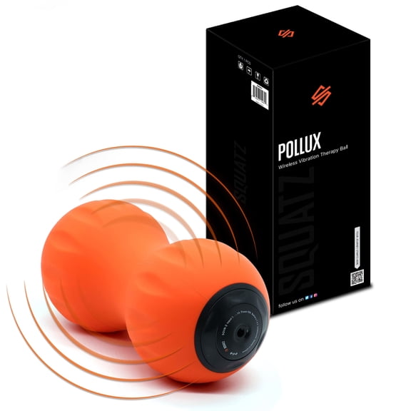 Squatz Peanut Wireless Vibrating Massage Ball 3 Vibration Intensity Levels, 2 to 5 Hours Power Life