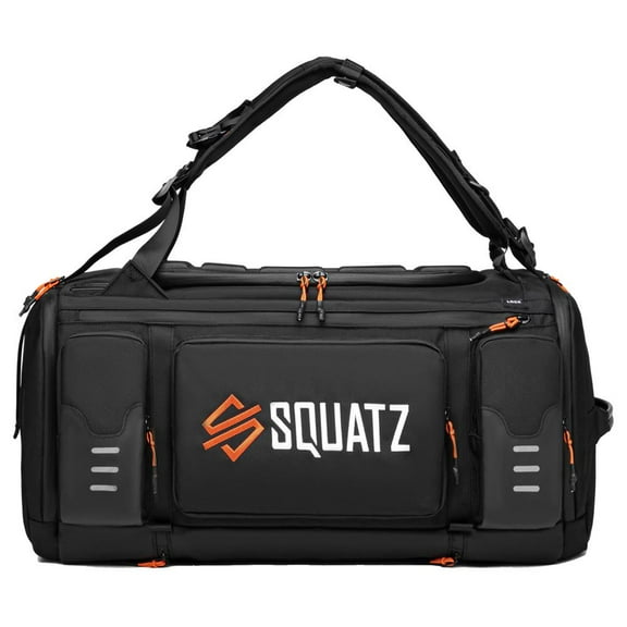 Squatz Travel Luggage Bag - Foldable Carry-on Backpack, Adjustable and Removable Shoulder Strap