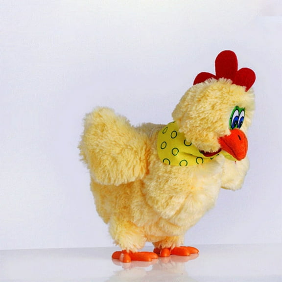 Squawkin' Egg Droppin' Mama Hen Interactive Musical Dancing Chicken Plush Toy
