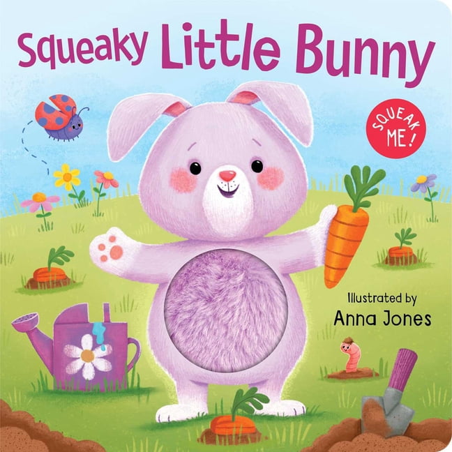 Squeak Me! Squeaky Little Bunny: Board Book with Squeaky Plush Toy, (Board Book)