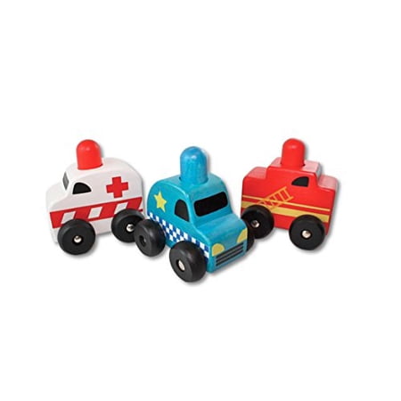 Discoveroo Squeaker Emergency Cars Set