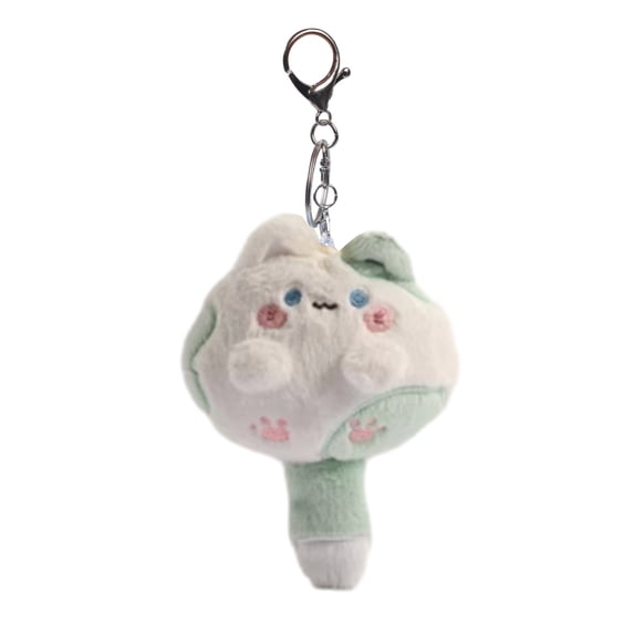 Squeaking Pendant Keychain Creative Plush Bag Charm Stuffed Doll Keyring Fluffty Key Rings Birthday Gifts