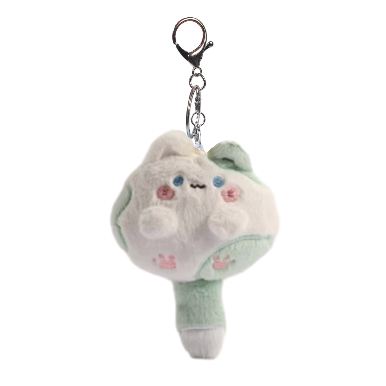 Squeaking Pendant Keychain Creative Plush Bag Charm Stuffed Doll Keyring Fluffty Key Rings Birthday Gifts