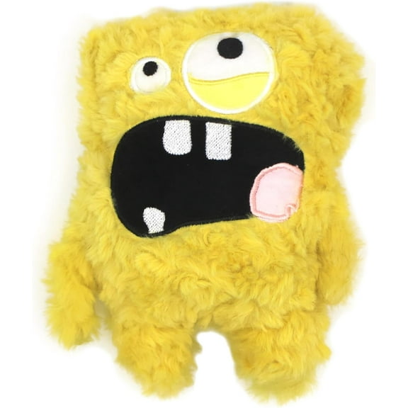 Squeaky Dog Toy, Plush Stuffed Dog Toy Keep Them Busy Tug of War Dog Chew Toy for Small Medium Large Dogs (Yellow)