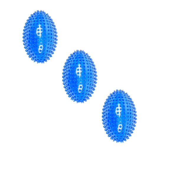 Squeaky Dog Toy Spikey Dog For Aggressive Chewers Funny Squeaky For Dog Indestructible Spiky For Teething Interactive Pet Supplies Attractive For Aggress 3PCS