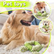 Squeaky Dog Toys for Aggressive Chewers - Turtle Plush Dog Chew Toys to Keep Them Busy ,Interactive Dog Toys for Puppy Small Medium Dogs Blue, Medium