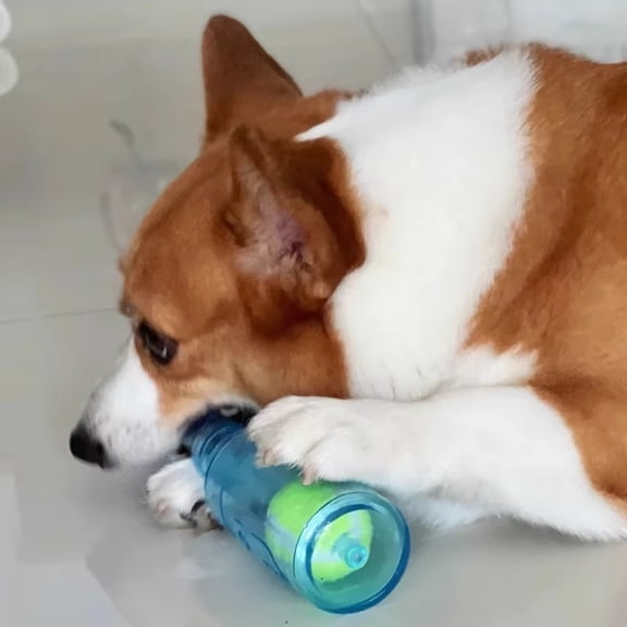 Squeaky Dog Toys, Floating Fetch Ball for Water Play & Training, Interactive Durable Chew Toy, Bouncing Ball to Keep Them Busy,Blue