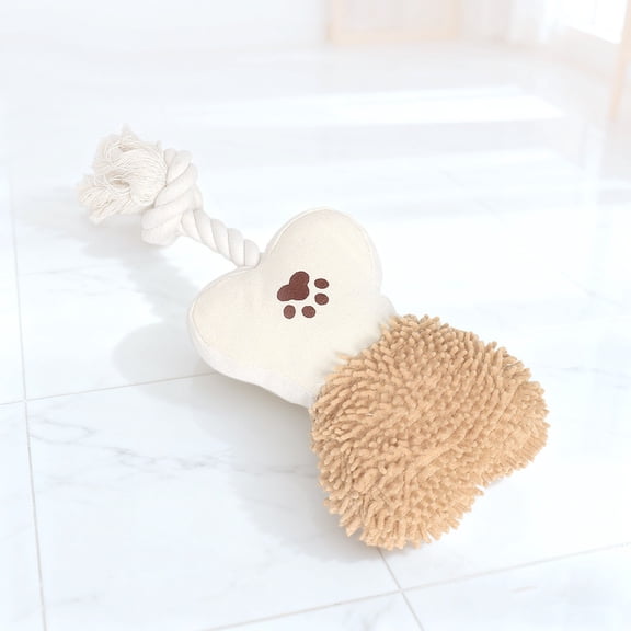 Squeaky Dog Toys, Rope Chew Toy with Sound for Medium Large Dogs, Interactive Tug of War Toy for Teeth Cleaning, Durable Dental Chew to Keep Them Busy，F