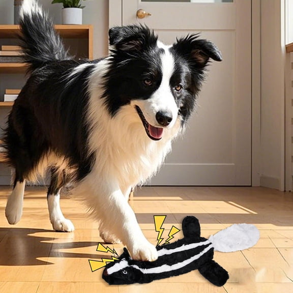 Squeaky Dog Toys for Aggressive Chewers Small Medium Large Breeds Interactive Play Bulb Shape Glow Chew, 11x60 cm, Color A