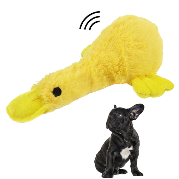 Squeaky Duck Plush Toy, Interactive Pet Chew for Dogs, Cute Chewing Aid