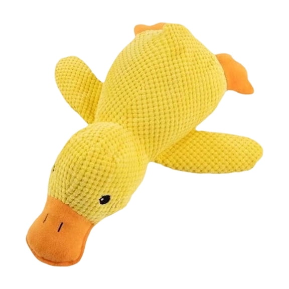 Squeaky Ducks Dog Toy Soft Interactive Ducks Toy for Dogs Cute Soft Stuffed Puppy Toy with Squeaker Chew Tough Teething Toy for Small Medium Large Dogs