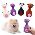 thumbnail image 1 of Squeaky Latex Dog Toys Standing Stick Dog Puppy Fetch Interactive Play for Small Dogs, 1 of 2