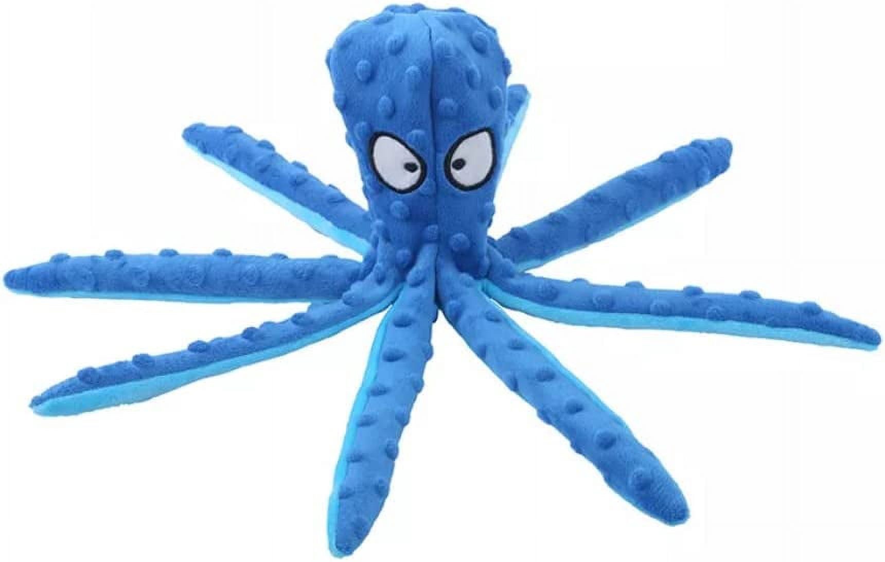 Squeaky Octopus Dog Toys for Large Dogs, No Stuffing Crinkle Paper
