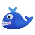 thumbnail image 1 of Squeaky Plush Dog Toy, Double-Layer Tear-Resistant Chew Toy for Small to Large Dogs, Teething Boredom Relief(Blue Whale), 1 of 5