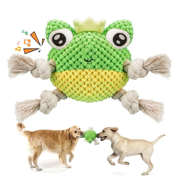 Durable Squeaky Plush Dog Toy, Soft Chew Toy to Reduce Boredom & Anxiety