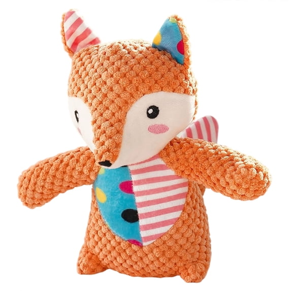 Squeaky Plush Dog Toys - Adorable Animal Designs with Soft Cotton Filling, Cute Stuffed Dog Chew Toys for Small, Medium Non-Aggressive Chewing Dogs Chewer