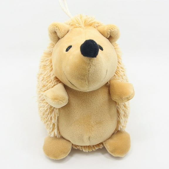 Squeaky Plush Hedgehog Dog Toy - Soft Stuffed Hedgehog with Built-in Squeaker, Durable Stitching Interactive Chew Toy for Small & Medium Dogs, Cute Cuddly Companion for Playtime