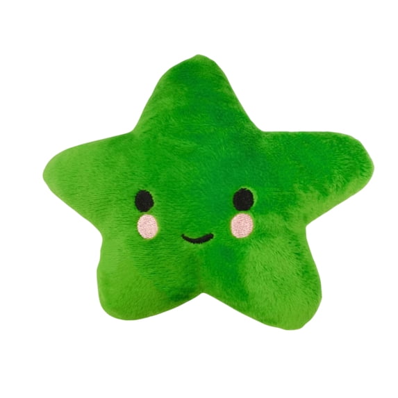 Squeaky Plush Pet Toy for Boredom Relief, Long-Lasting Stuffed Animal Chew Toy for Small Medium Dogs Indoor Fun, Cyan