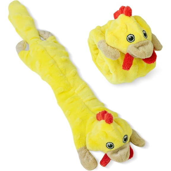 Squeaky  ,  Plush Puppy  Pet , Crinkle No Stuffing   , Doggies  for Large Small Medium Breeds