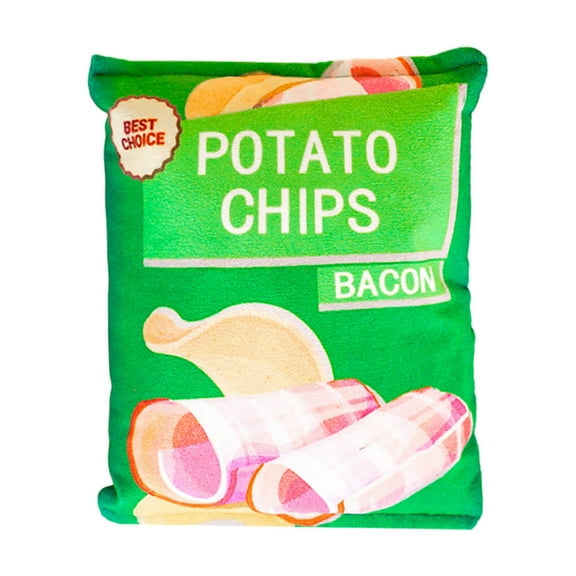 Pet Toys Interactive Squeaky Snack Design Toy for Puppies with Builtin Paper for Indoor Outdoor Play