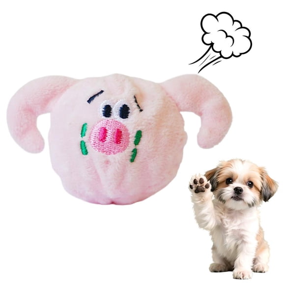 Squeaky Puppy Ball Toy - Spiked Bouncing Chew For Teeth Toy Pet Cleaning