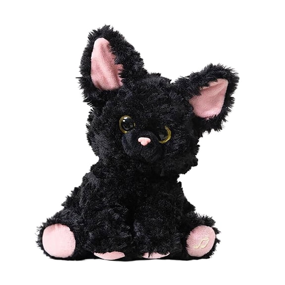 Squeaky Soft Cat Plush Toy - 20cm/7.87in Adorable Plush Toy, Blue-Eyed Kitten Comfort Toy, Children's Birthday Gift (Style/Color as Shown)