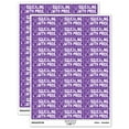 thumbnail image 1 of Squealing with Pride Pig Teacher Student School Sticker Set - Purple - Matte Finish - 1.75" Medium, 1 of 7