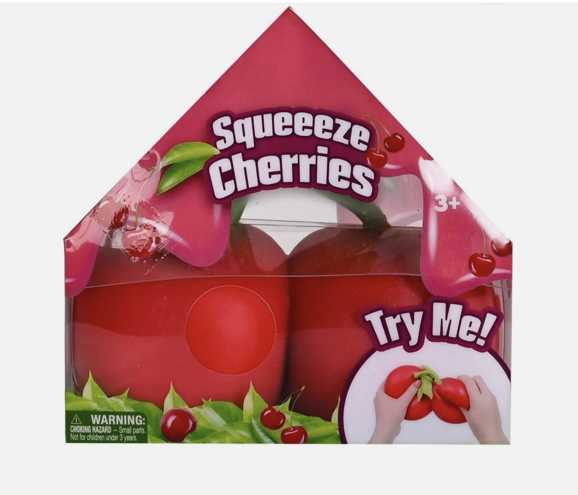 Squeeezy Squishy Jumbo Cherries-Sensory, Massaging, Stress Relieving Figure