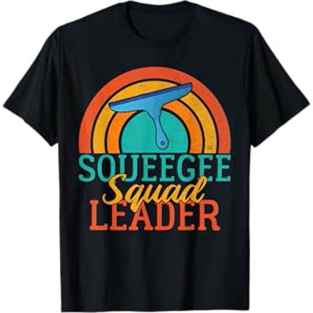 Squeegee Squad Leader Window Cleaner TShirt