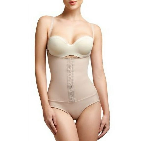 Squeem Brazilian Flare Firm Control Open-Bust Bodysuit