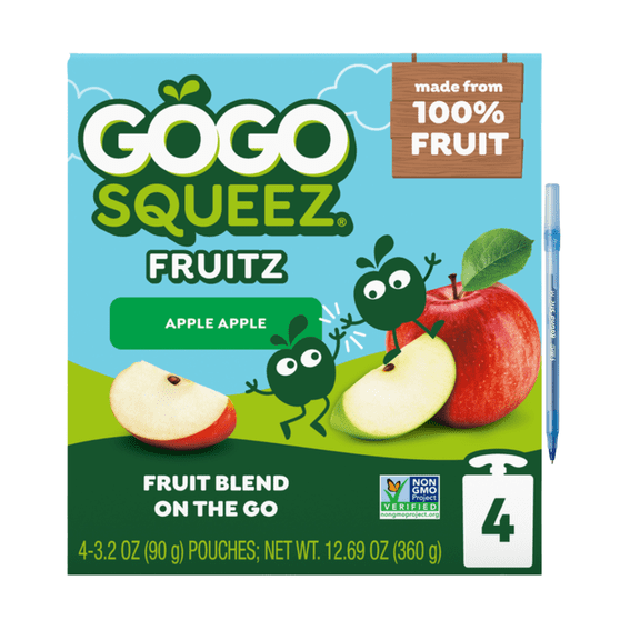 Squeez Applesauce, Apple Apple 3.2 oz