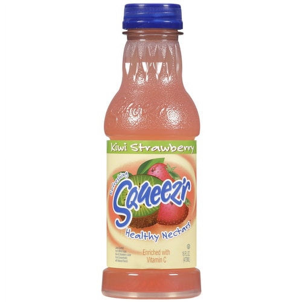 Squeez'r Kiwi Strawberry Nectars, 16 oz