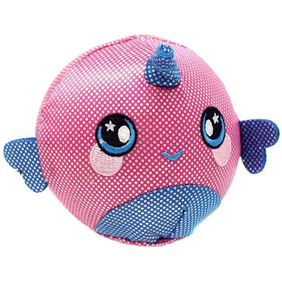 Squeezamals Leo the Narwhal Plush (No Packaging)