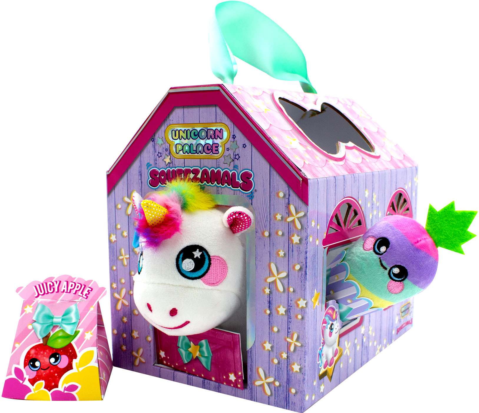 Squeezamals Unicorn Palace Set Walmart