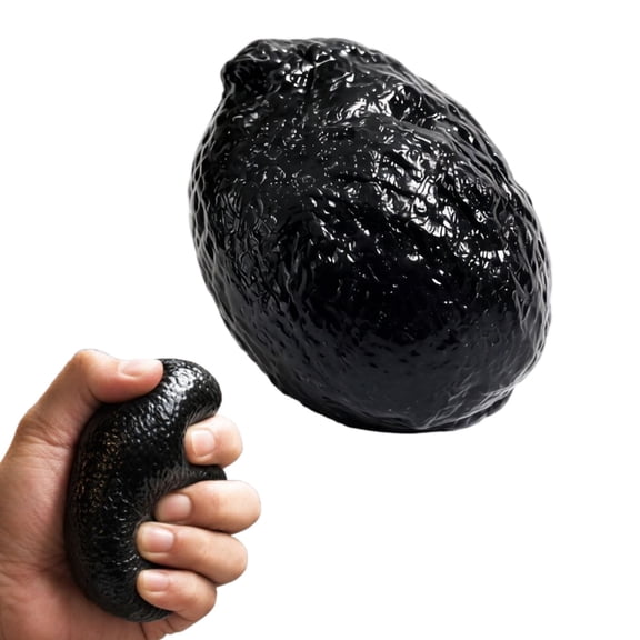 Squeeze Black Building Block - 6cm Ultra-Soft Slow Rising Jumbo Squishies Black Building Block, Stress Relief Toy for Adults, Focus & Relaxation