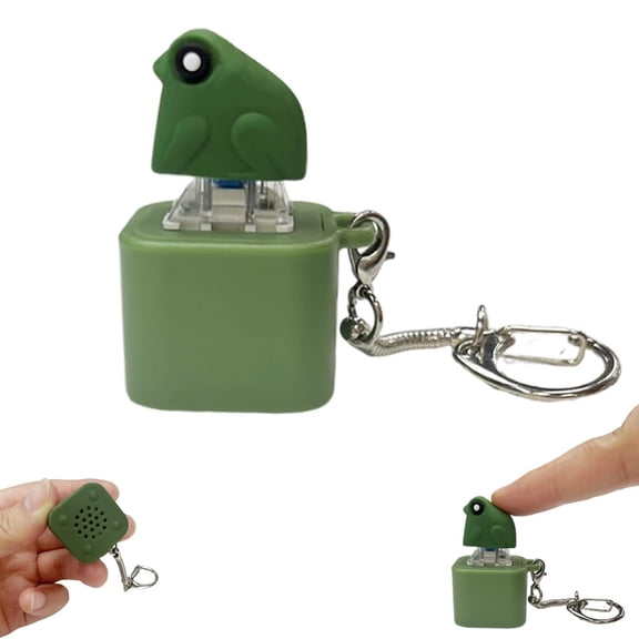 Squeeze Clicker, Sensory Toys, Frog Squeeze Toys, Keyboard Squeeze, Rechargeable Portable Relaxation Toys with Colorful Light and Frog Croak Sound, Relaxation Relief Pocket Toys