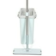 thumbnail image 1 of Squeeze Flat Mop Bucket System - Hand Free Dry Wet Self Wringing Floor Cleaning Kit,360 Degree Rotation Stainless Steel Telescopic Pole Handle,2 Reusable Microfiber Pads, 1 of 8